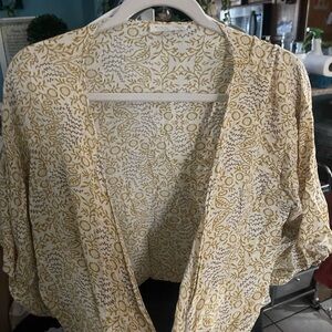 Floral Patterned Kimono Cardigan